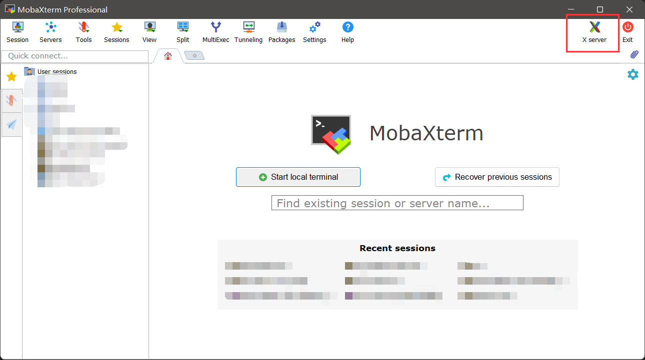 MobaXterm-XServer